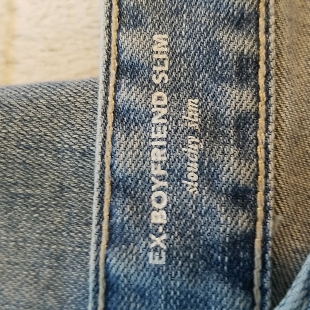 Adriano Goldschmied Ex-Boyfriend Slim/ Slouchy Slim Jeans SZ 30R/12 - Picture 3 of 10